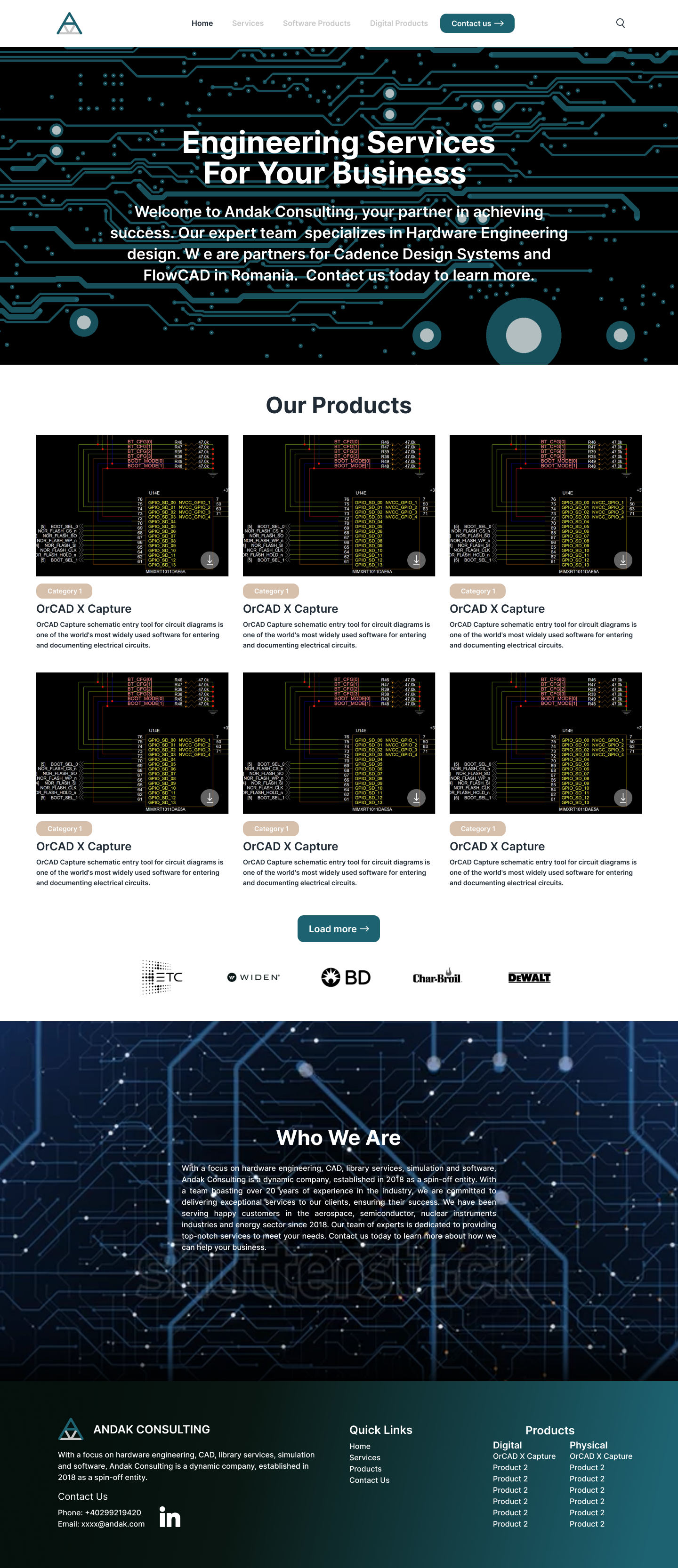 Andak Website Design